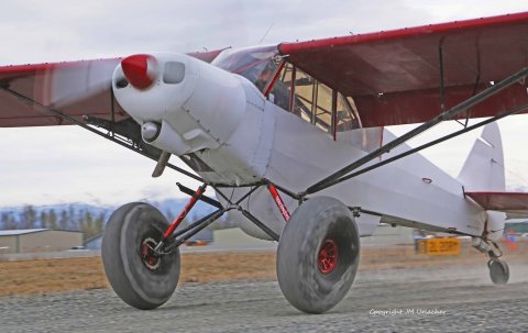 The Alaskan Landing Gear, as well as complete 6’’ Wheel/ brake system for Piper PA-18 SuperCub are finally FAA STC approved and available from BERINGER AERO USA and Airframes Alaska